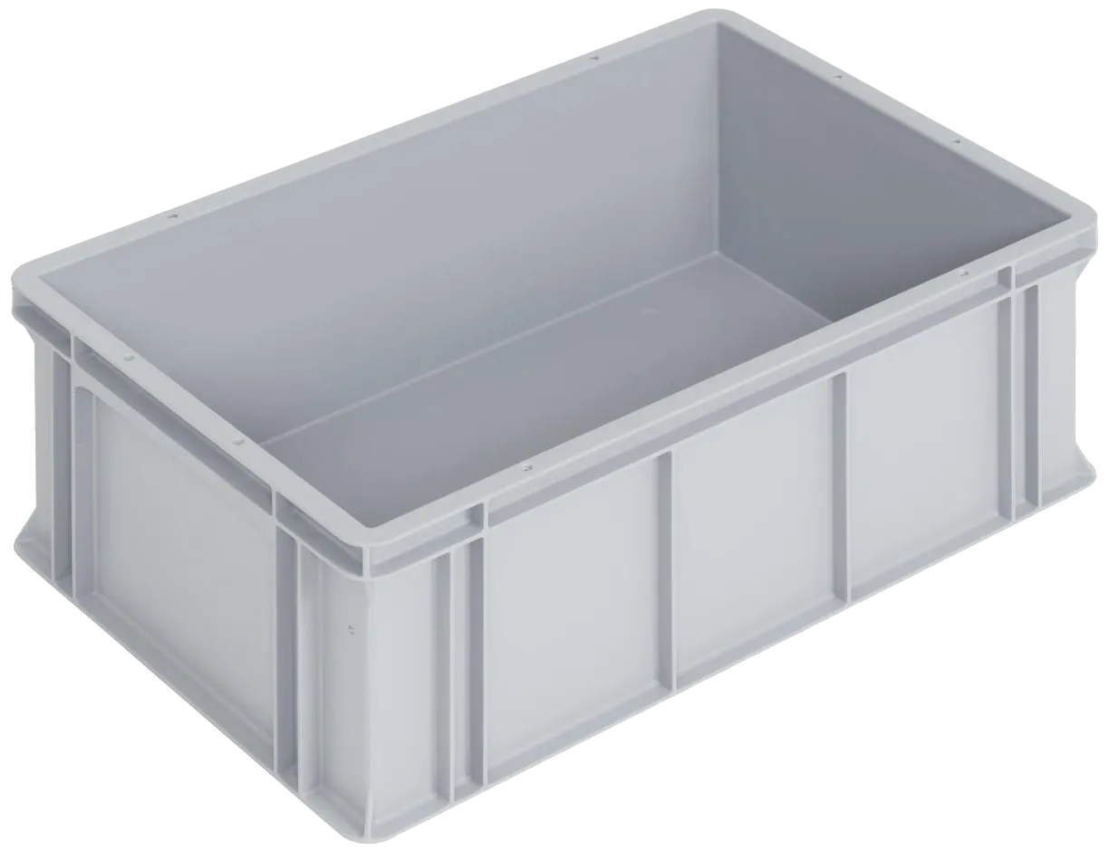 WEZ LogiLine eurokasse SGL grå 600×400×212mm 39ltr