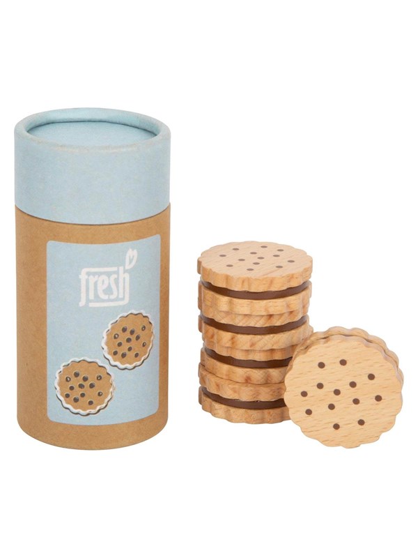 Small Foot - Wooden Play Food Sandwich Cookies 5d
