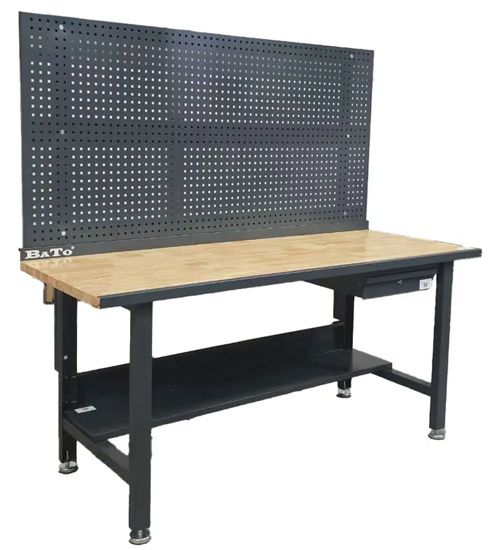 BATO Tavle for 2 meter. Filebænk hul 10x10