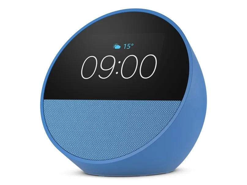 Amazon smart høyttaler echo spot Ocean Blue
