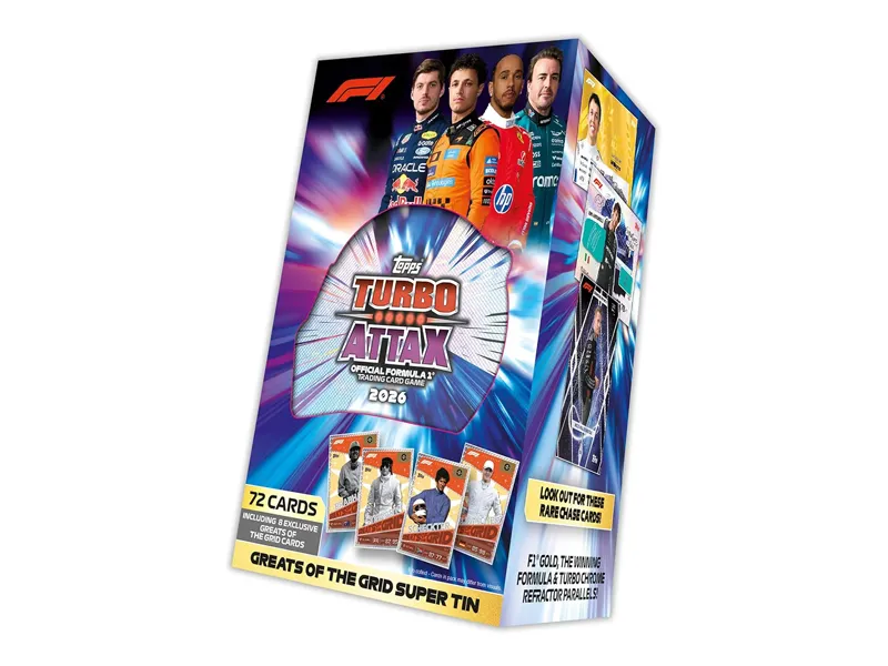 Topps Formula 1 Turbo Attax Super Tin - assorted