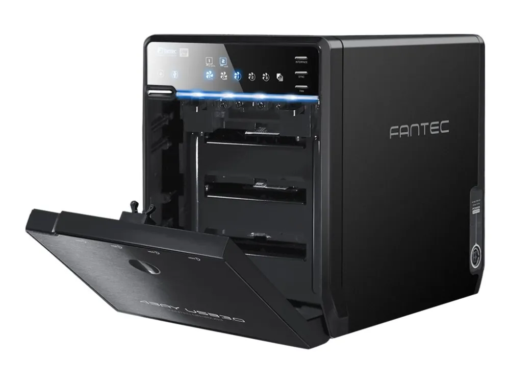 FANTEC QB-35US3-6G 4-Bay 3.5" Hard Drive eSATA & USB 3.2 Gen 1 Case