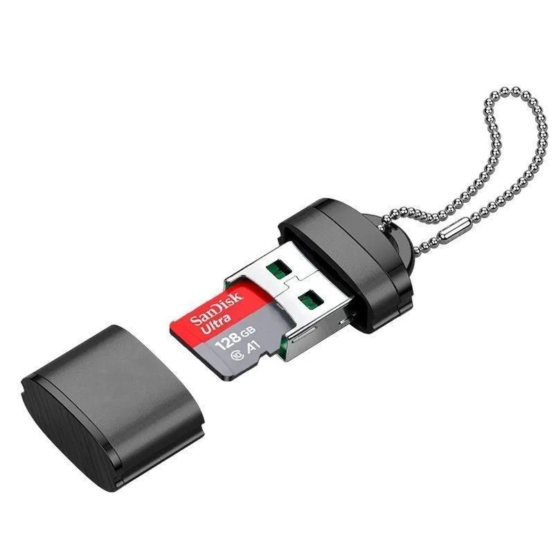 NÖRDIC USB-A-kortleser MicroSD UHS-I