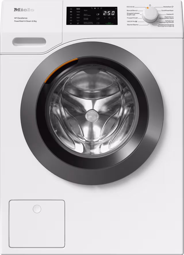 Miele Vaskemaskin WEC395 WCS PWash&Steam (8kg)