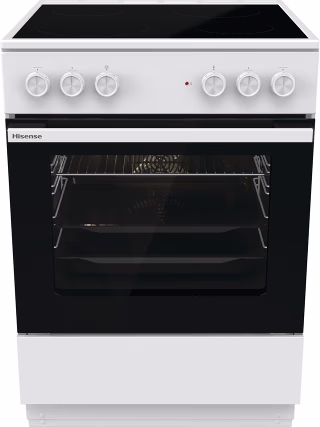 Hisense Keramisk komfyr H2CC8615WG (60cm)