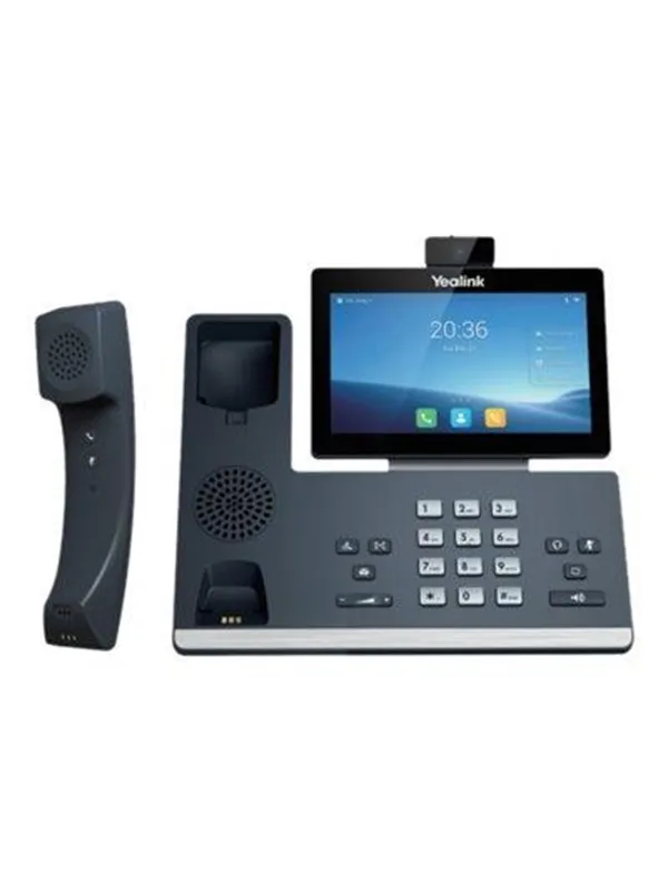 Yealink SIP-T58W Pro with camera - VoIP phone - with Bluetooth interface with caller ID - 10-party call capability - with  CAM50 camera