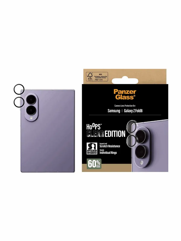 PanzerGlass Hoops® Camera Lens Protector Transparent Samsung Galaxy Z Fold8