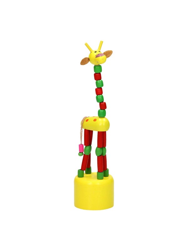 Playwood Wooden Giraffe Doll Colored