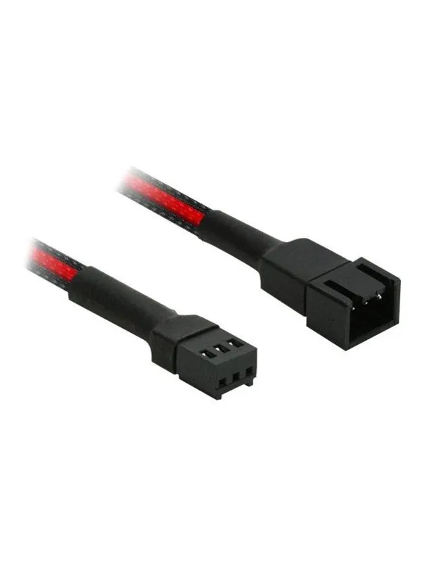 Nanoxia Single Sleeve - fan power extension cable - 3 pin Molex to 3 pin Molex - 30 cm