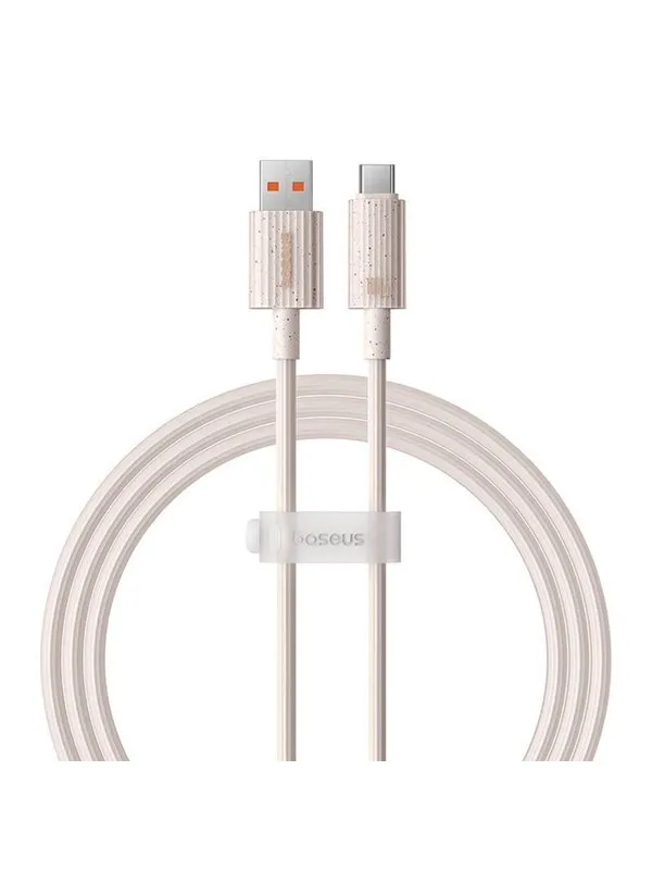 Baseus Fast Charging cable  USB to USB-C Habitat Series 1m 100W (pink)