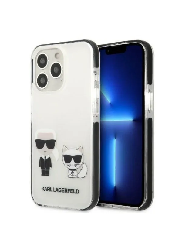 Karl Lagerfeld KLHCP13XTPEKCW iPhone 13 Pro Max 6.7" hardcase white/white Karl&Choupette