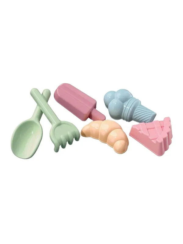 Androni Sweets Sand Molds with Shovel and Rake 6 pcs.