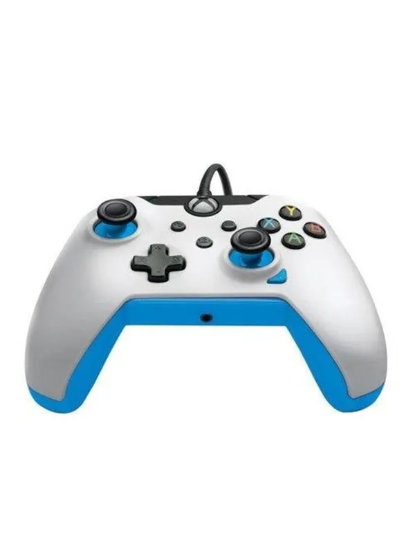 PDP Wired Controller - Ion White & Blue - Wired Controller - Microsoft Xbox Series S