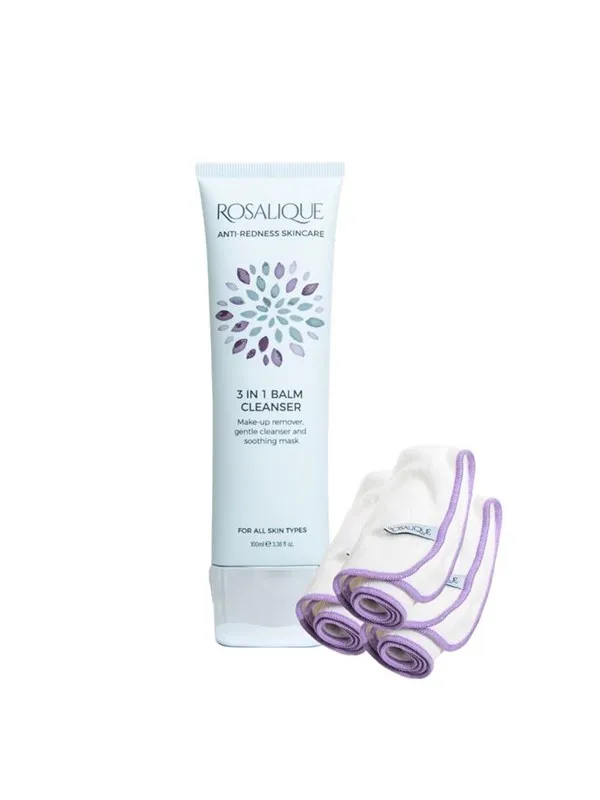 Rosalique Balm Cleanser inkl. 3 stk. Bamboo Cleanser