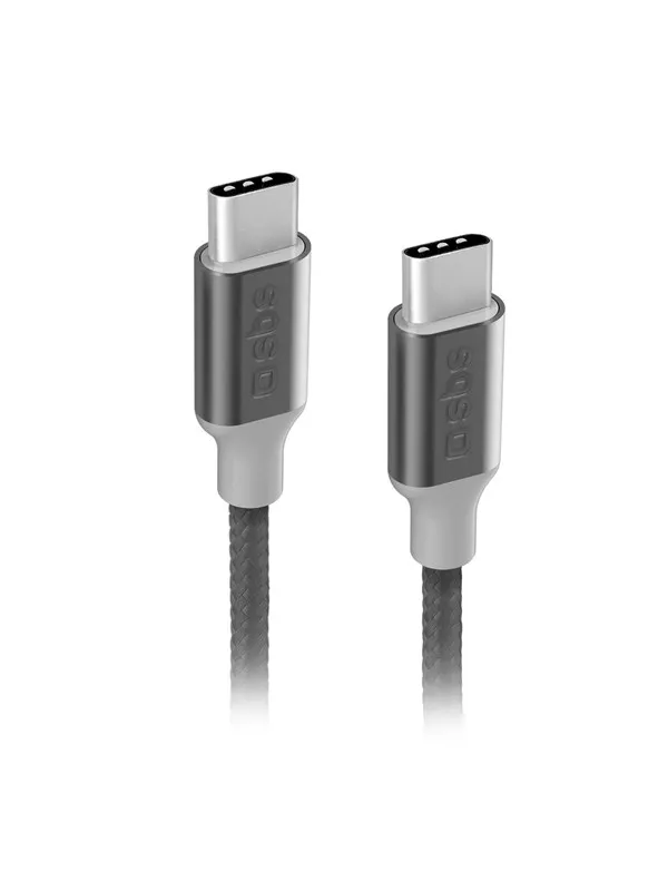SBS TECABLETCC20BK USB-C Cable - USB-C 25W Power Delivery 1.5m - Gray