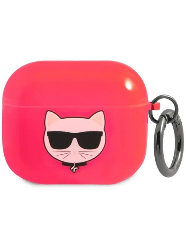 Karl Lagerfeld Choupette Case for AirPods 3 - Pink