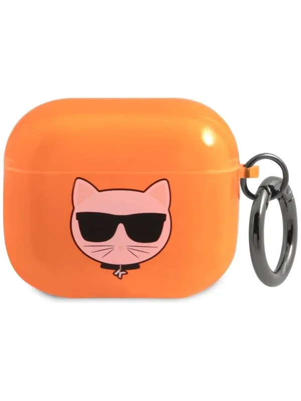 Karl Lagerfeld Choupette case for AirPods 3 - orange