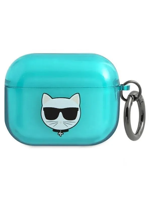 Karl Lagerfeld Choupette AirPods Pro Case - Blue