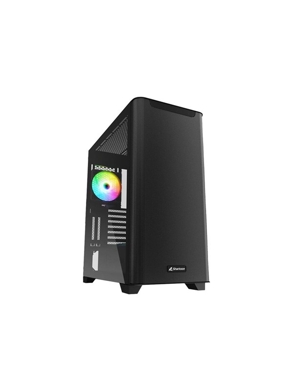 Sharkoon M30 RGB - mid tower - extended ATX - Kabinett - Tower - Svart