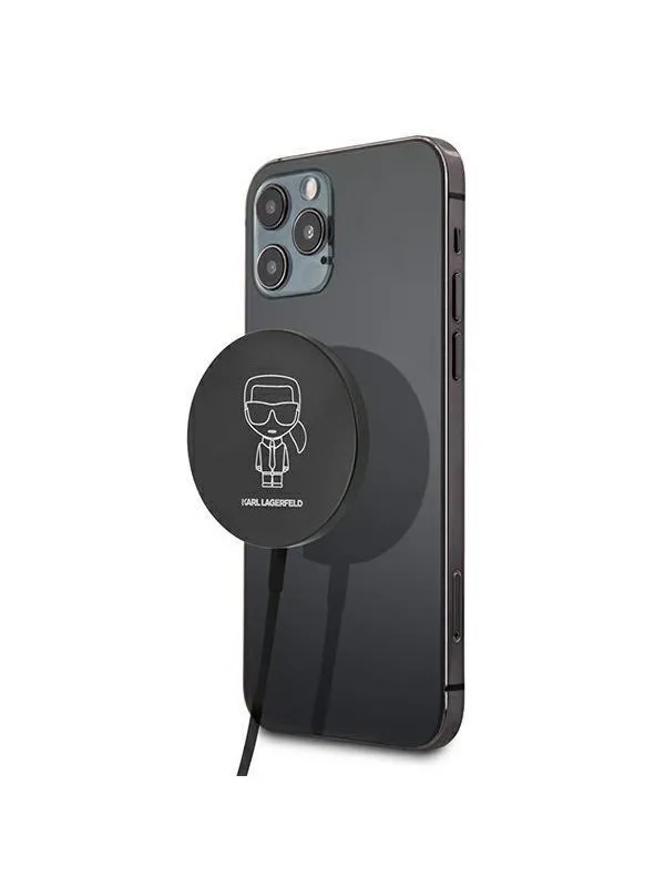 Karl Lagerfeld 15W Wireless Charger with MagSafe - Black