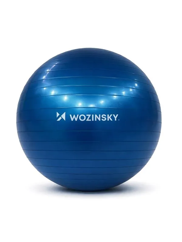 Wozinsky WGB65BL treningsball, 65 cm, blå