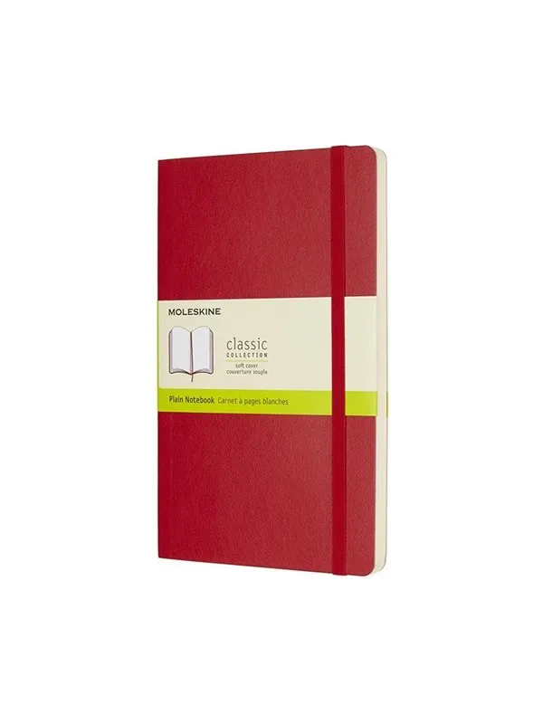Moleskine Classic Soft Blank Large Rød