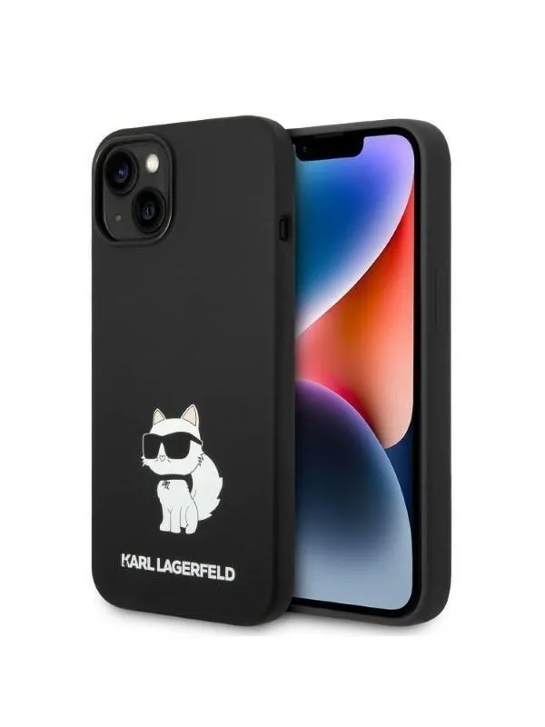Karl Lagerfeld Silicone Choupette case for iPhone 14 Plus - black