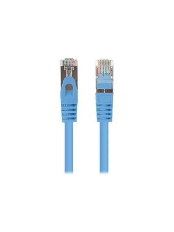 Lanberg patch cable - 25 cm - blue (RAL 5012) - Blå