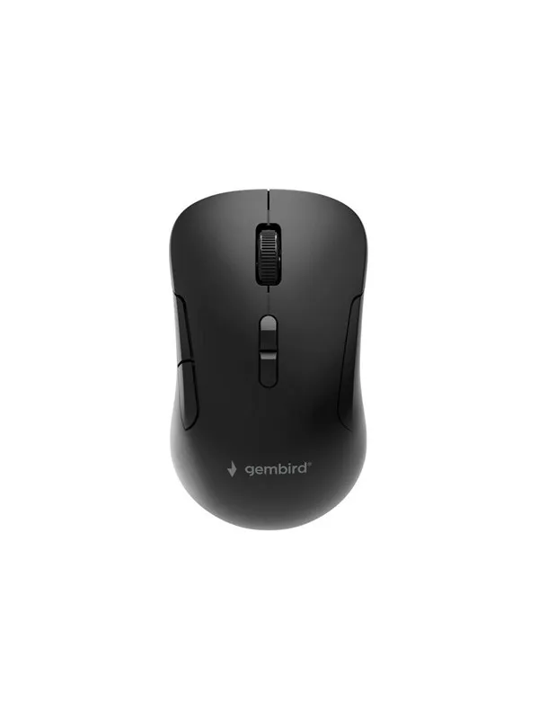 Gembird Dual-mode 7-button wireless mouse - Mus - Optisk - 7 - Svart