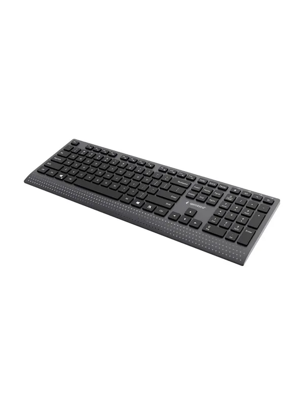 Gembird Slim wired multimedia - Tastatur - Engelsk (USA) - Svart