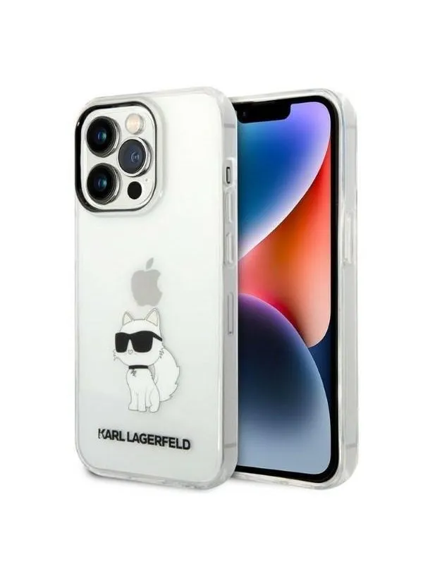 Karl Lagerfeld KLHCP14XHNCHTCT iPhone 14 Pro Max 6.7" transparent hardcase Ikonik Choupette