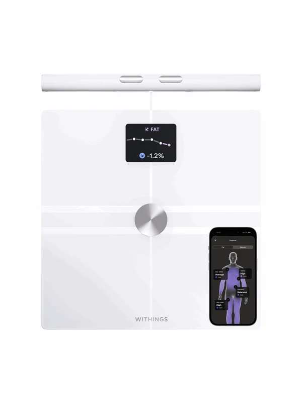 Withings Analysevekt BodyFit - White Hvit