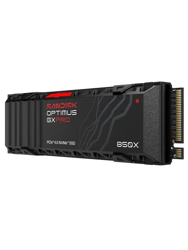 SANDISK Optimus GX PRO 850X SSD - 2TB - M.2 2280 - PCIe 4.0 - Med varmespreder
