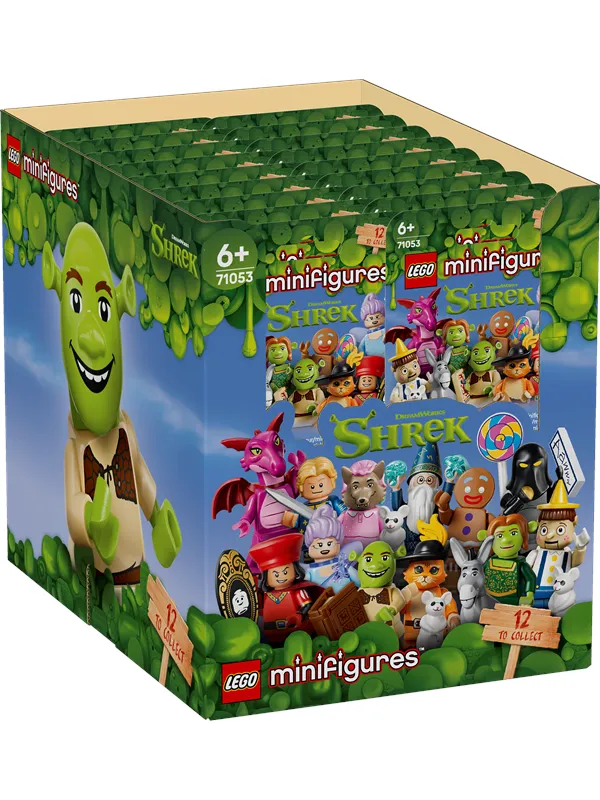 LEGO Minifigures 71053 Minifigures Shrek Series Mystery Box Toy 71053 - 36 pcs.