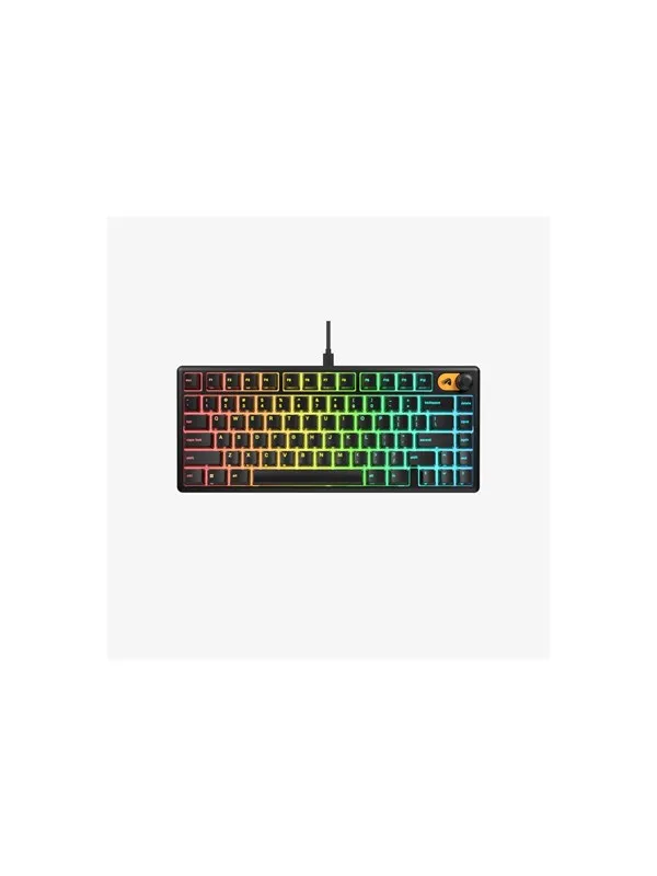 Glorious GMMK - keyboard - 75% - with knob - QWERTY - US English - black Input Device - Gamingtastatur - Engelsk (USA) - Svart