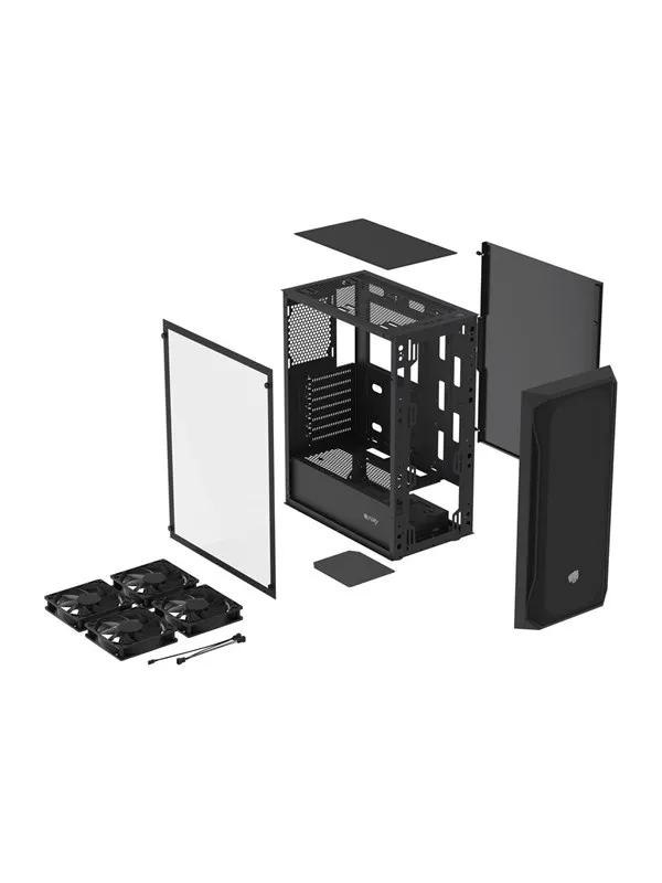 Natec Fury SHOBO SH8F - Kabinett - Tower - Svart