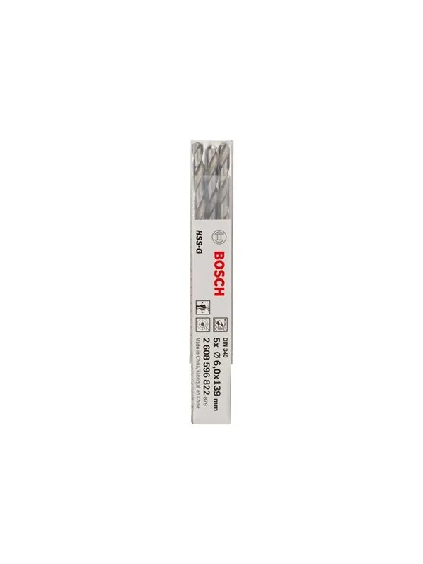 Bosch HSS Metal Twist Drill Bit 6 mm