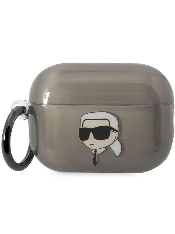 Karl Lagerfeld KKLAP2HNIKTCK Airpods Pro 2 cover black/black Ikonik