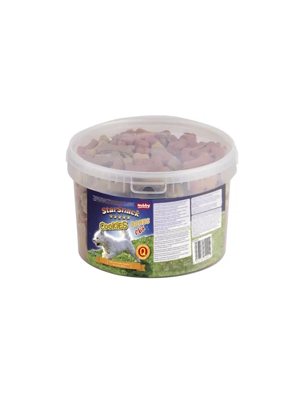 StarSnack cookies kødben 1.3 kg spand