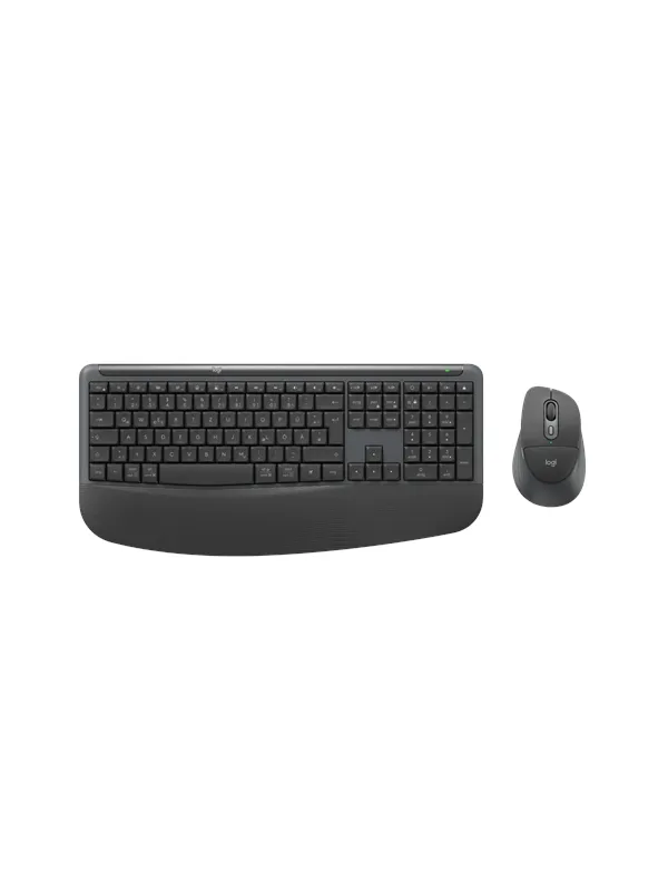 Logitech Signature Comfort Plus Combo MK880 for Business (Graphite) - Tastatur & Mussett - Tysk - Grå