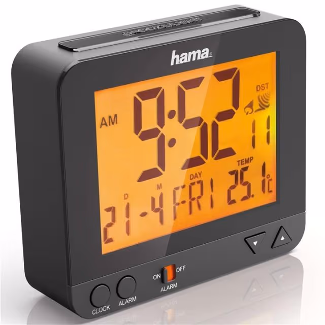 Hama Vekkerklokke RC550 Radio Svart
