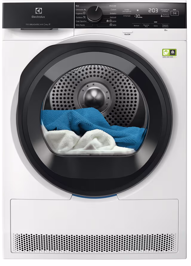 Electrolux tørketrommel EDI7H2E95E (9kg) hvit