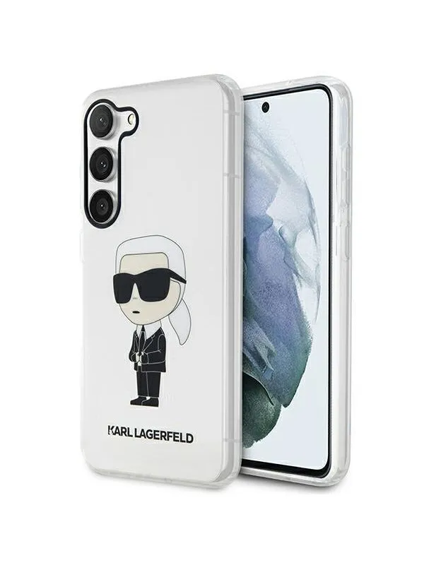 Karl Lagerfeld KLHCS23MHNIKTCT S23+ S916 transparent hardcase Ikonik