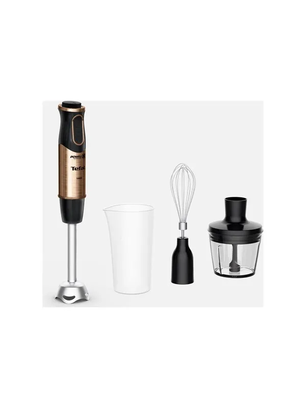 Tefal Stavmikser Quickchef HB656G10 - hand blender - black/coppertinto - 1000 W