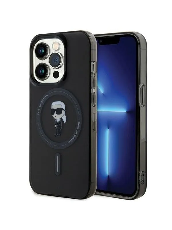 Karl Lagerfeld IML Ikonik MagSafe case for iPhone 15 Pro - black