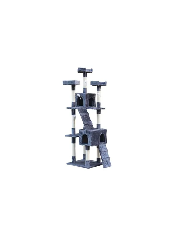 GLORIA LO MEJOR PARA TU MEJOR AMIGO NILO CAT TREE Grey 50 x 50 x 170 cm