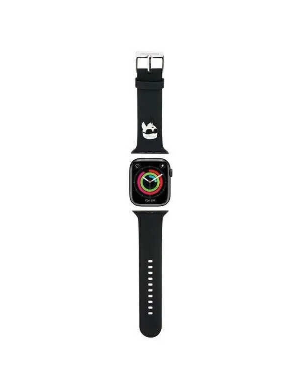 Karl Lagerfeld 3D Rubber Karl Head strap for Apple Watch 38/40/41mm - black