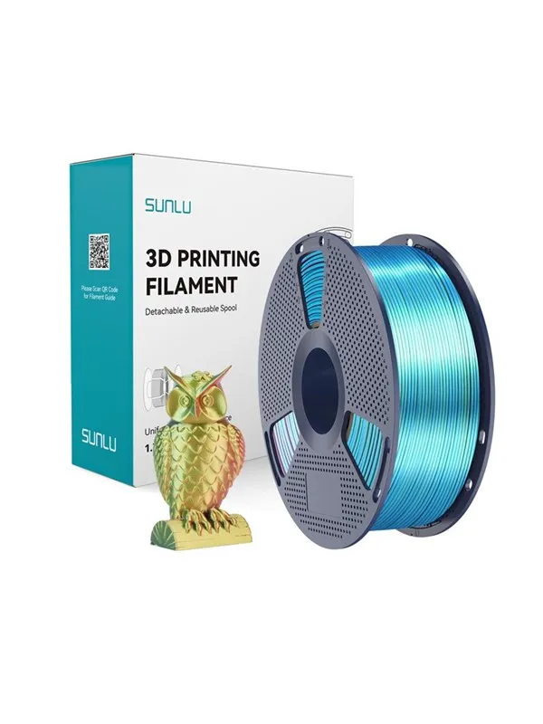 Sunlu PLA+ Silk Tri-Color Filament (red yellow a