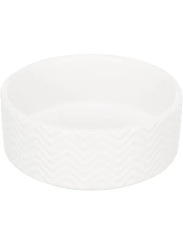 Trixie Ceramic Bowl dog 0.4 l/ø 13 cm white