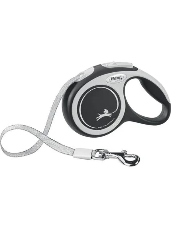 Flexi New Comfort XS Tape Leash 3m 12kg Black